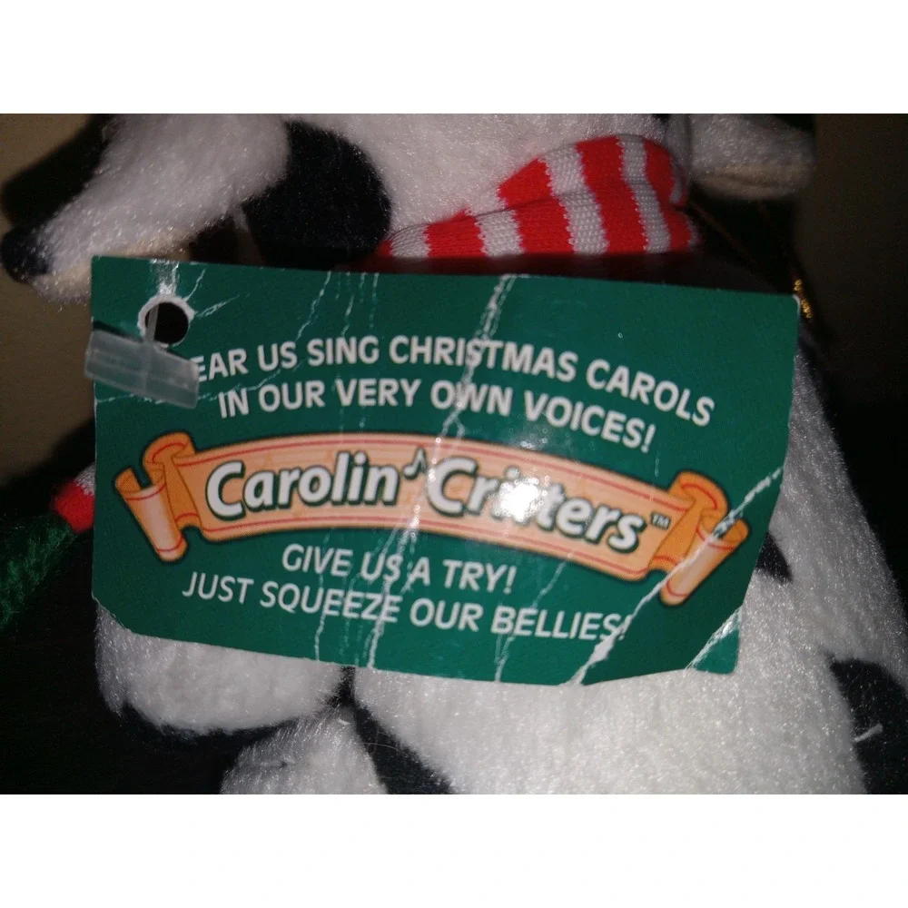 Kurt Adler Carolin Critters Cow Plush Ornament 6